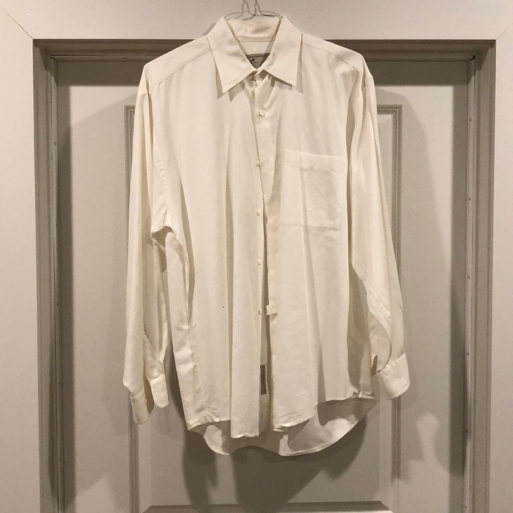 Men’s White Dress Shirt by Madeleine Finn